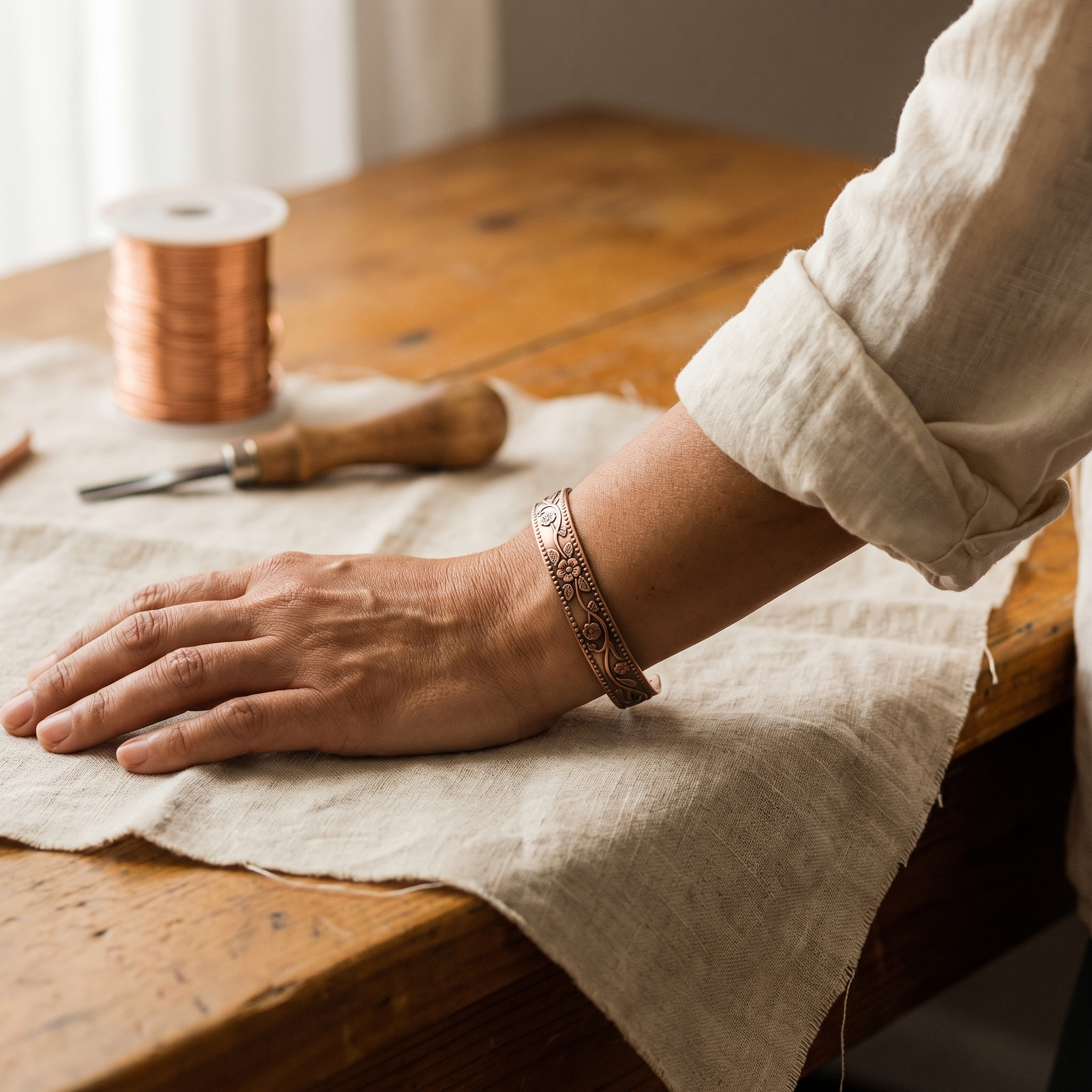 Chime Copper Bracelet