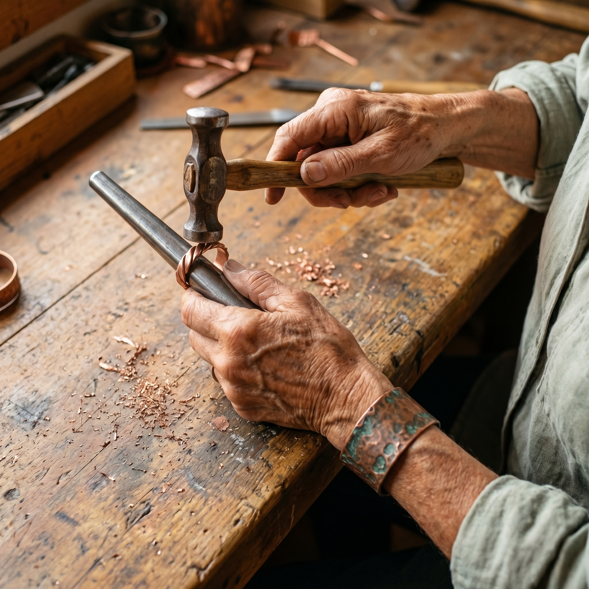 Shard Copper Ring