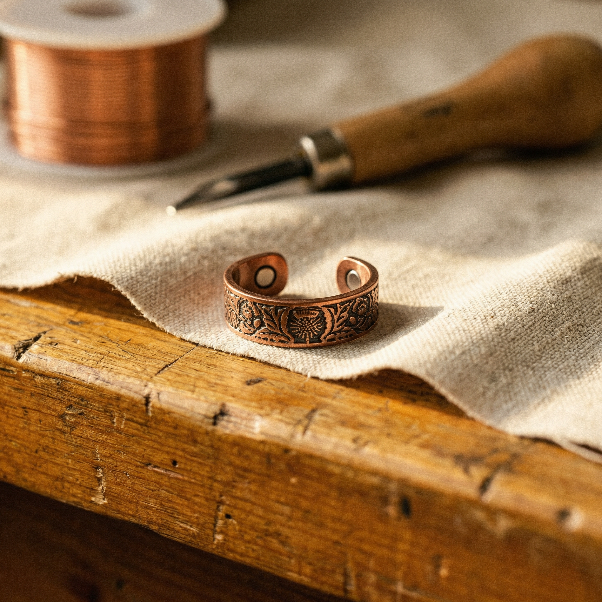 Bough Copper Ring