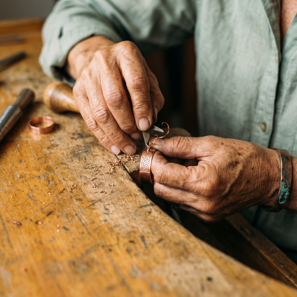 Hollow Copper Ring
