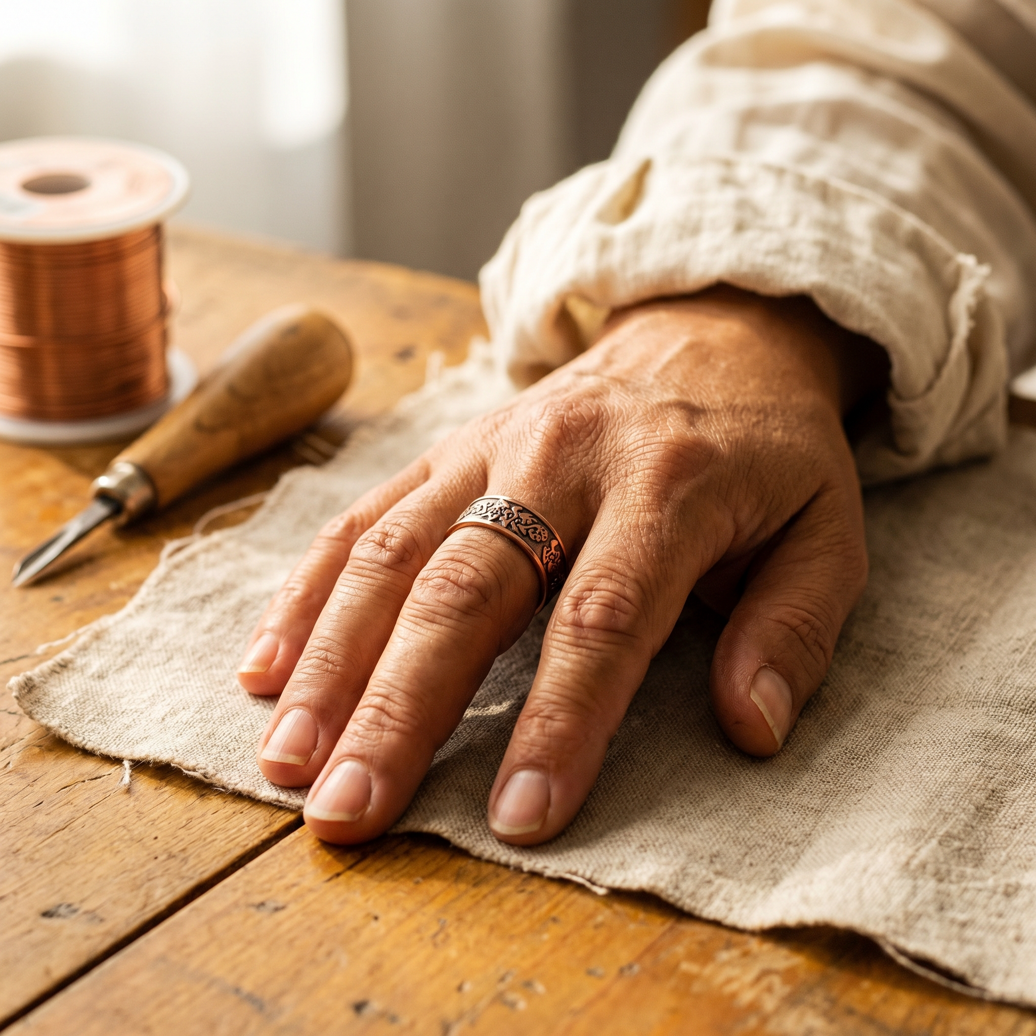 Clod Copper Ring