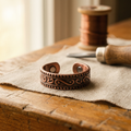 Frond Copper Ring