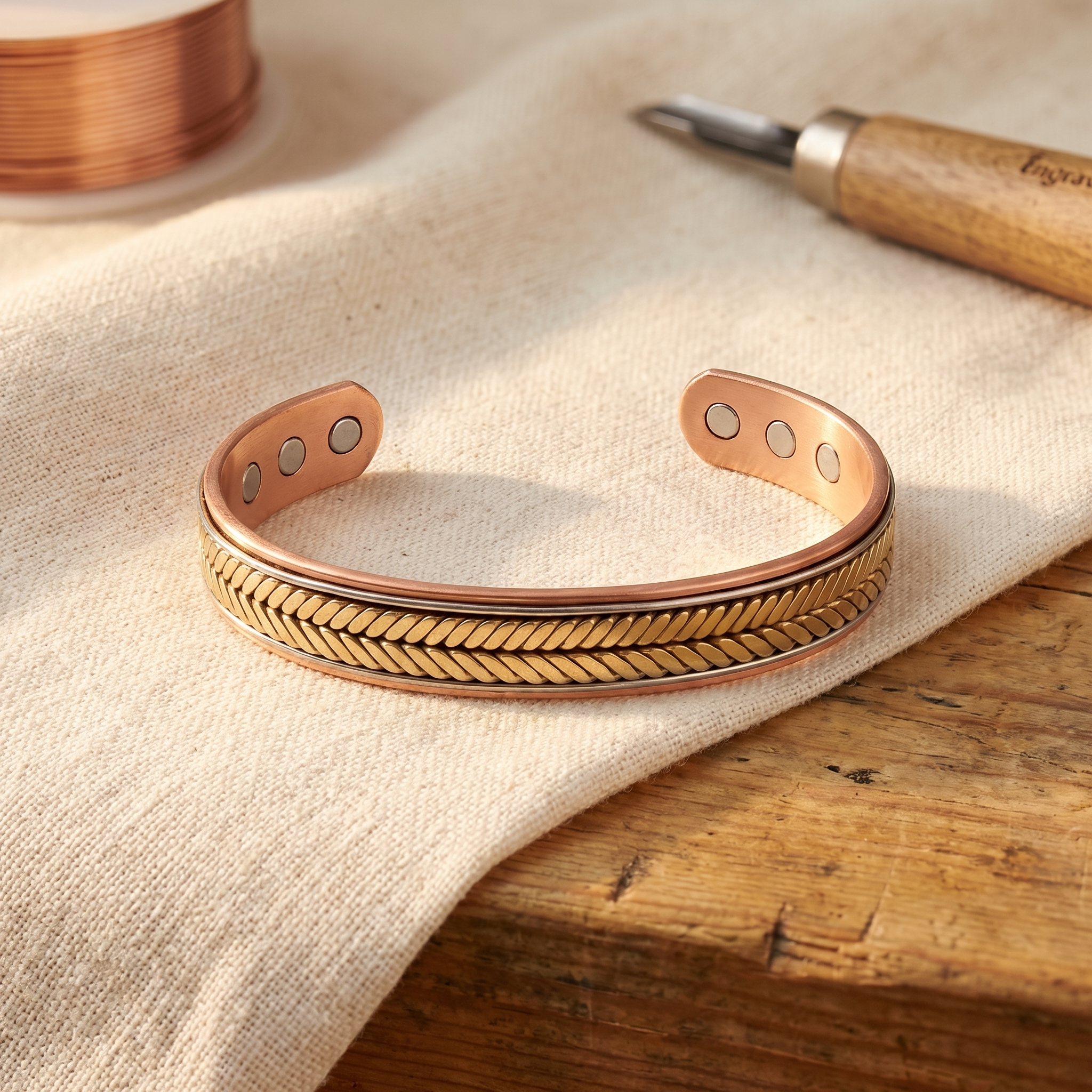 Reap Copper Bracelet