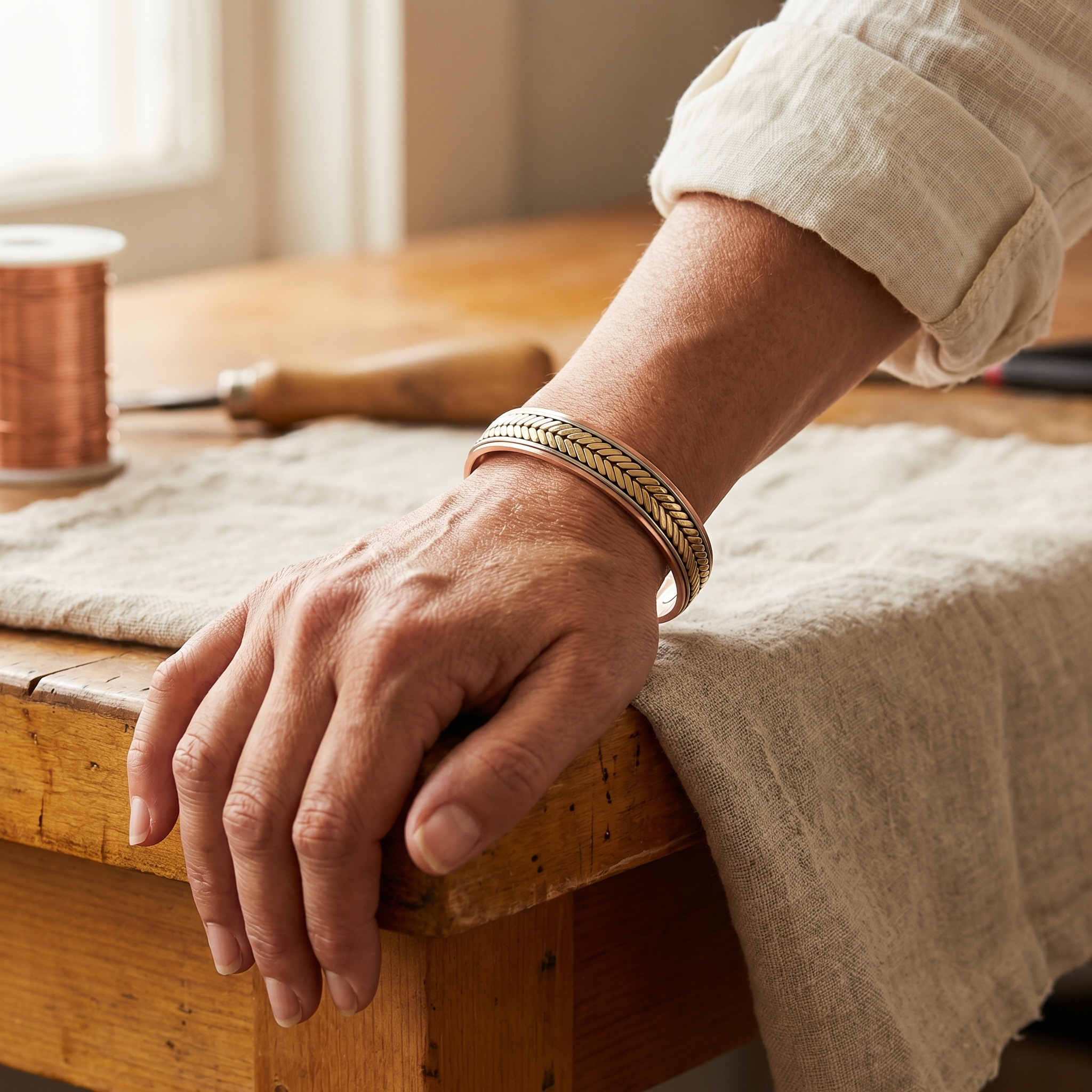 Reap Copper Bracelet