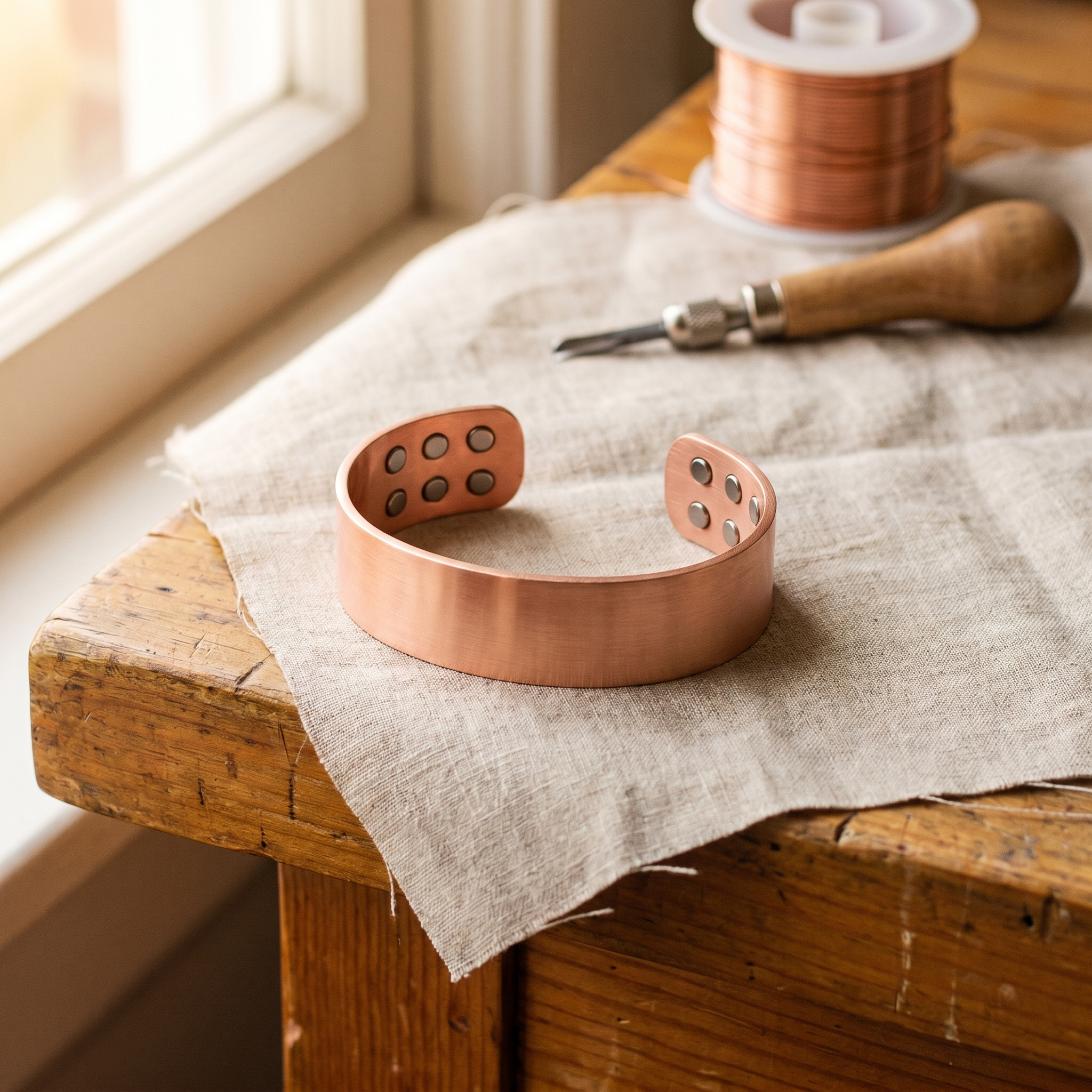 Hammer Copper Bracelet