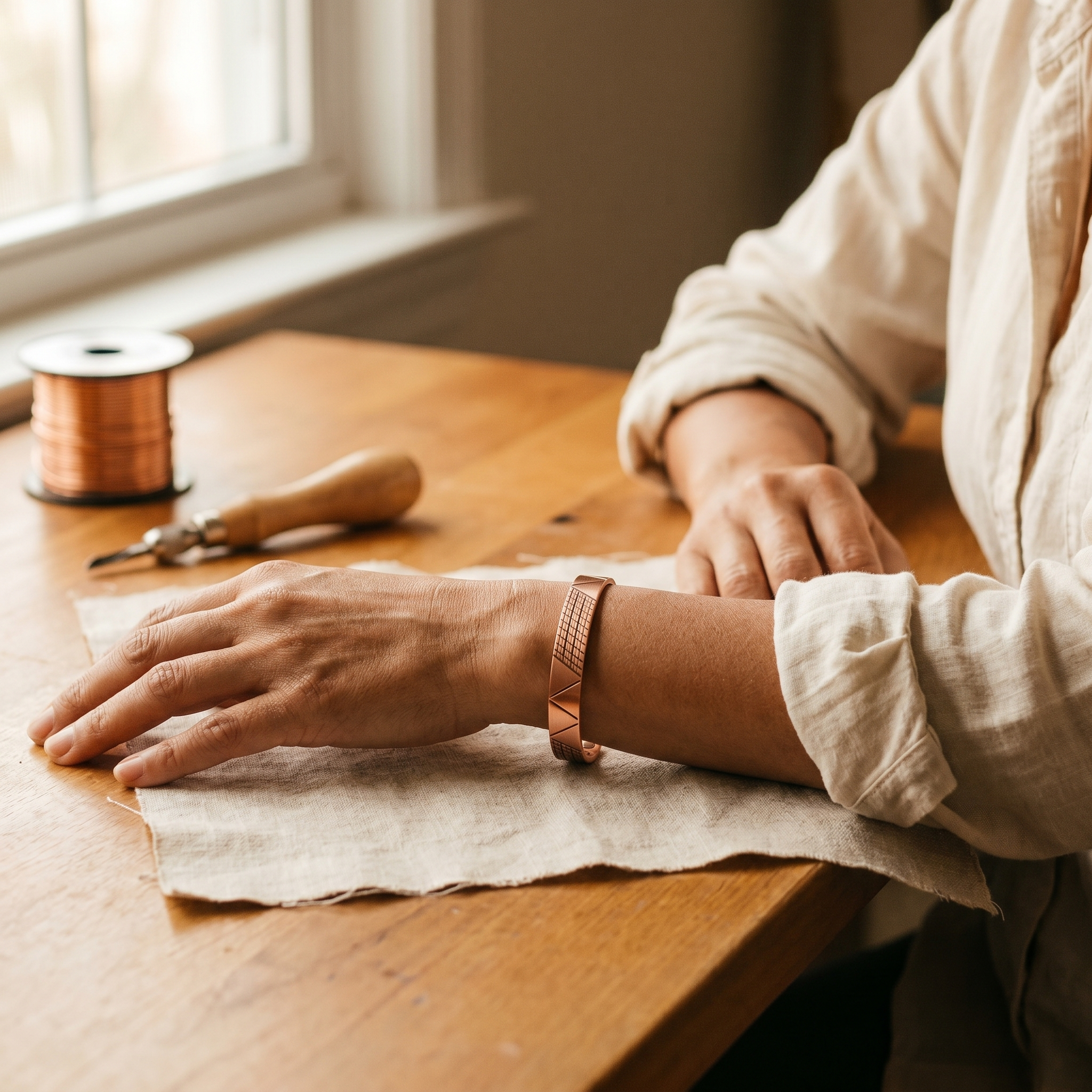 Summit Copper Bracelet