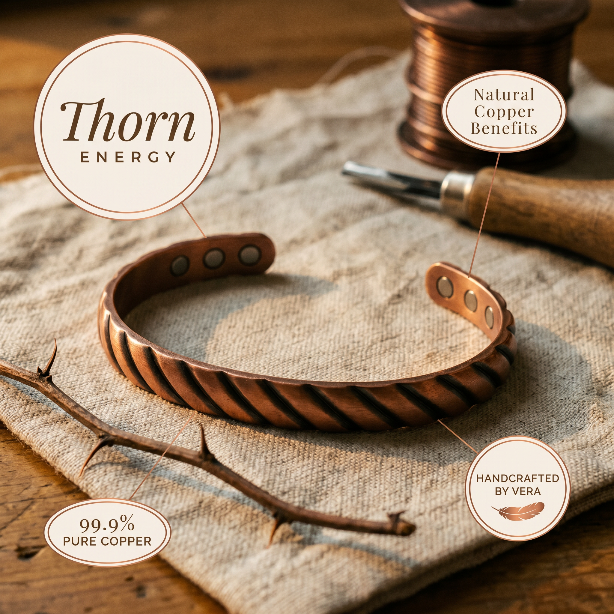 Briar Copper Bracelet