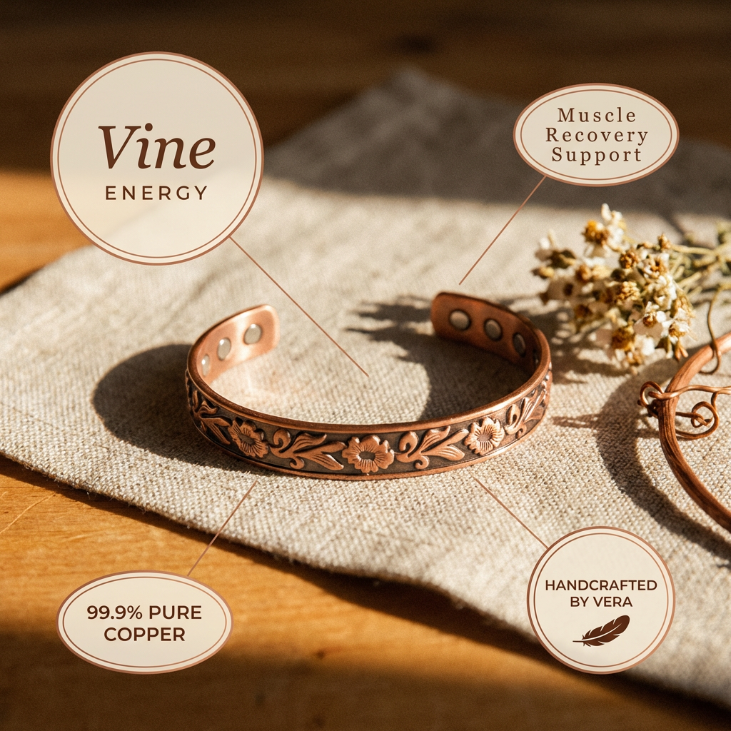 Ivy Copper Bracelet