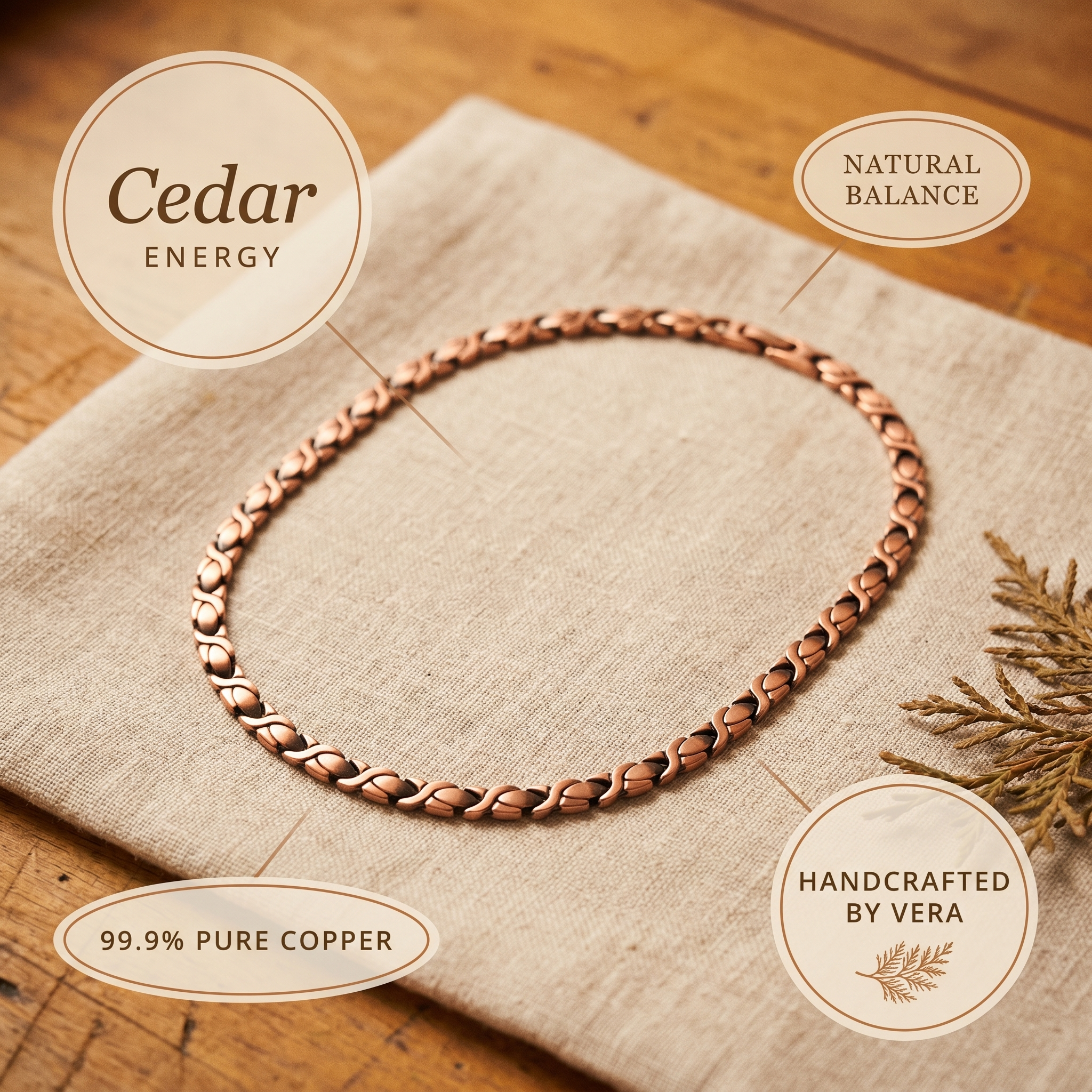 Birch Copper Necklace