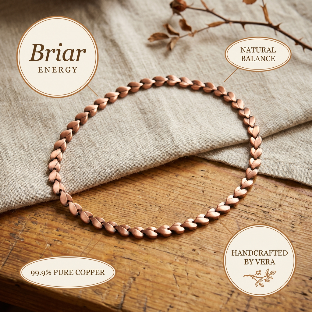 Thistle Copper Necklace