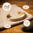 Down Copper Bracelet