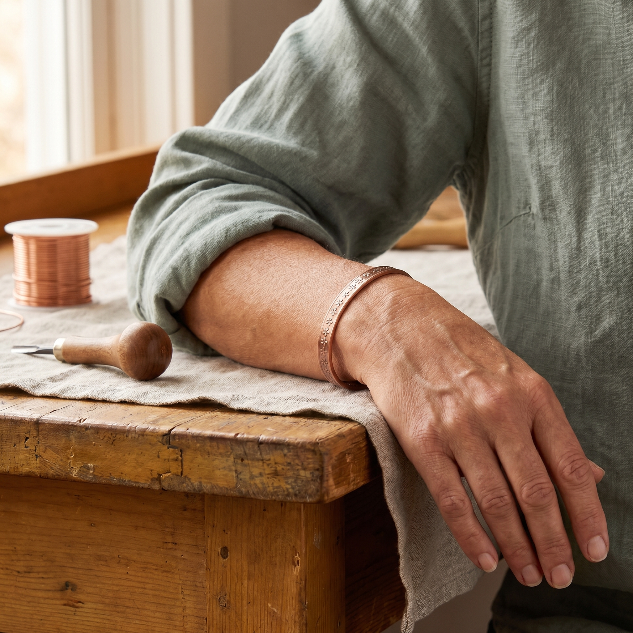 Mere Copper Bracelet