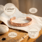 Crescent Copper Bracelet