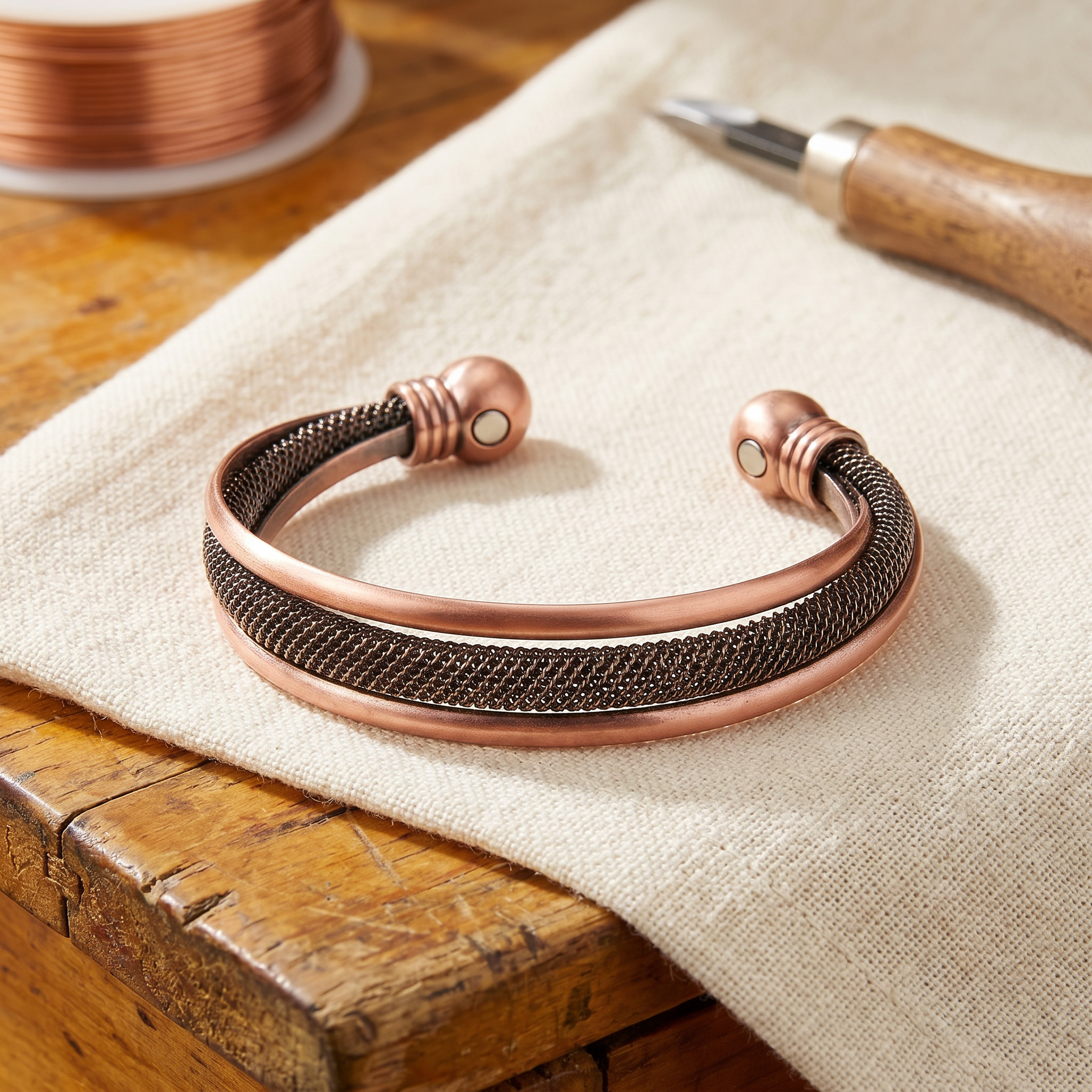 Tor Copper Bracelet