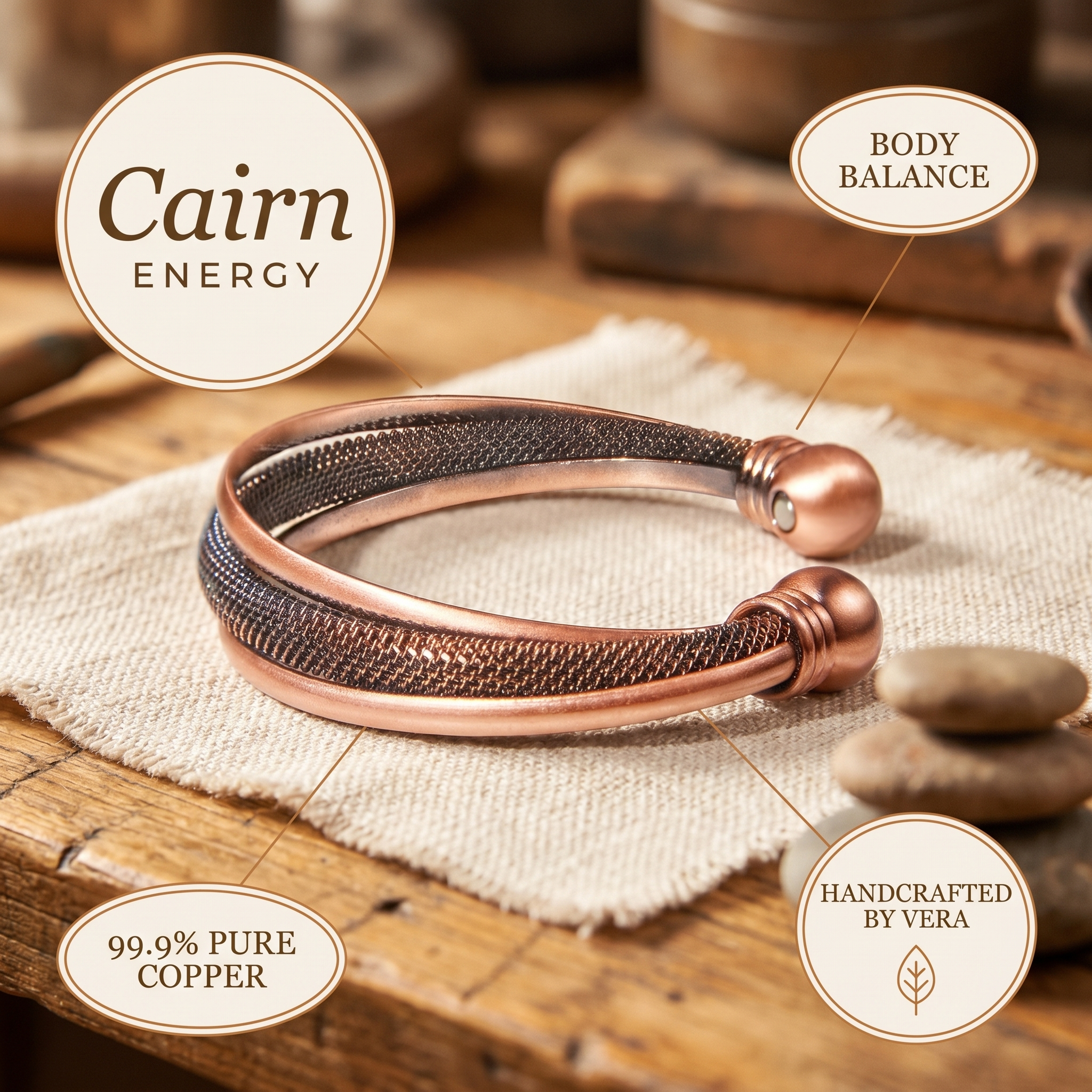Tor Copper Bracelet