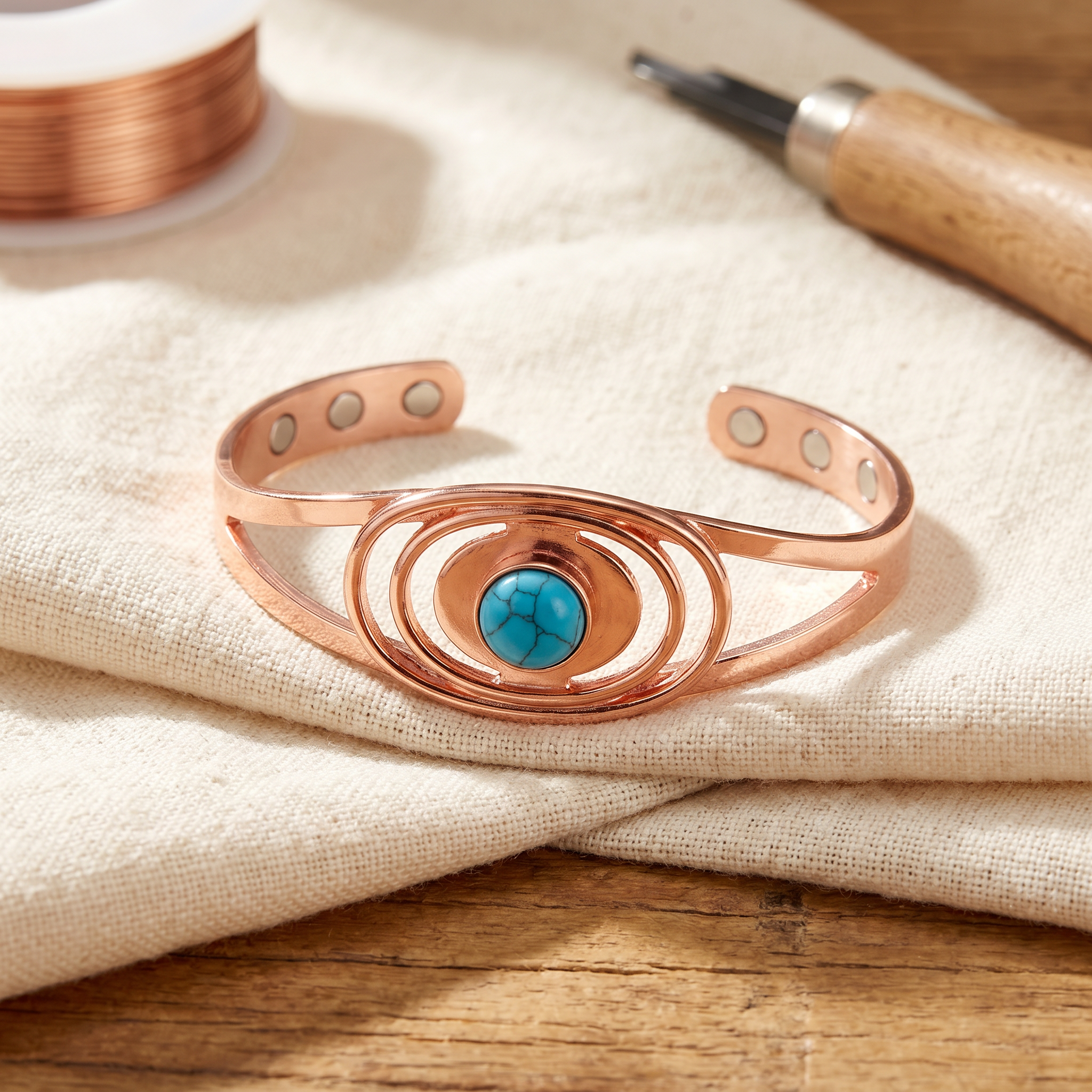 Reed Copper Bracelet