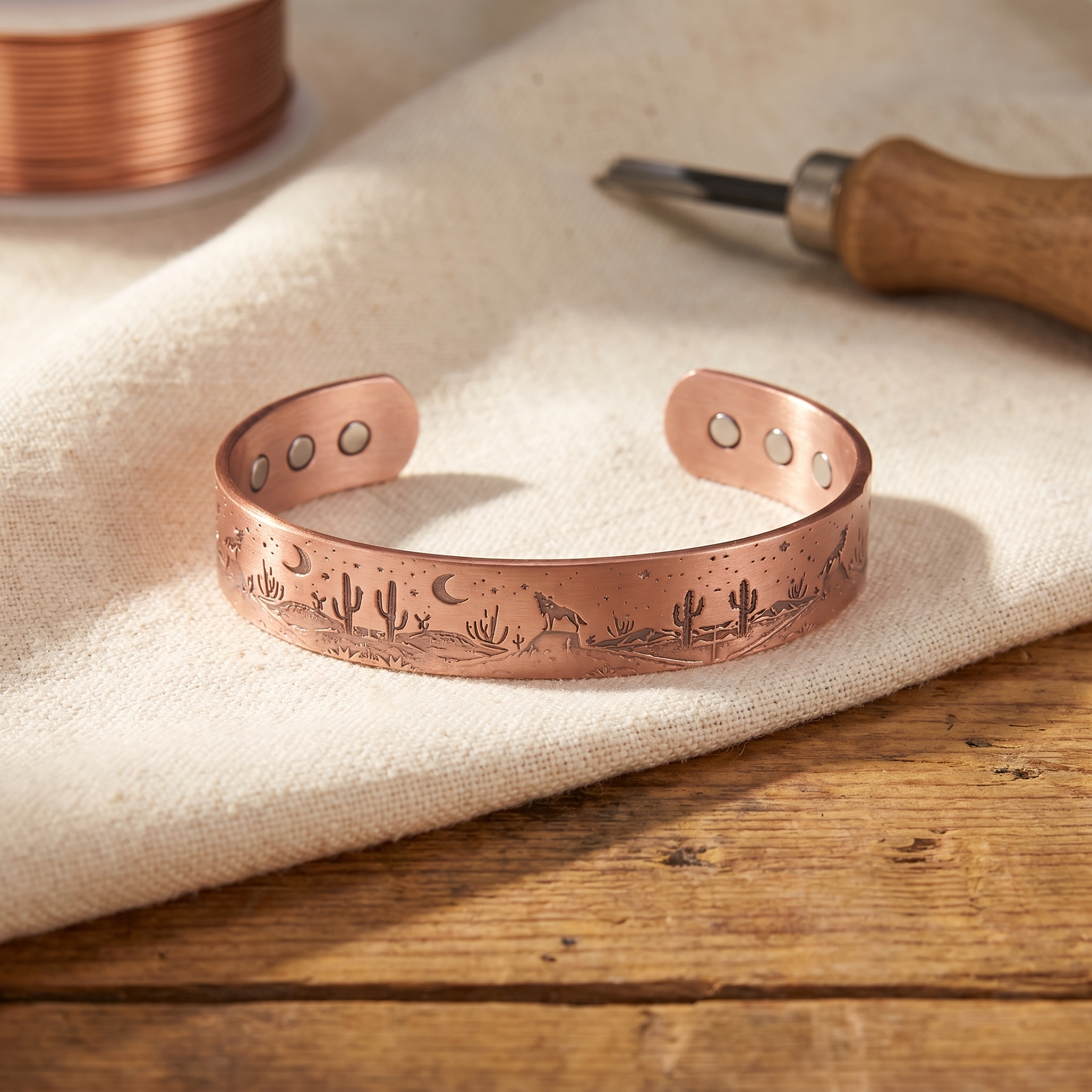 Inlet Copper Bracelet