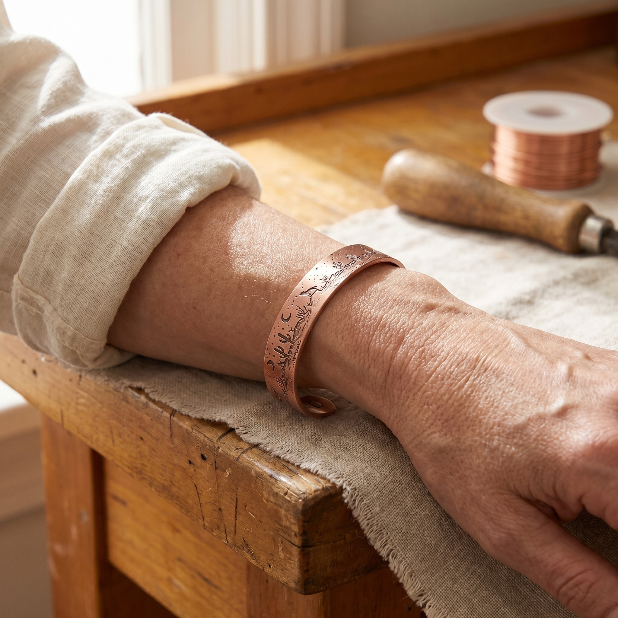 Inlet Copper Bracelet