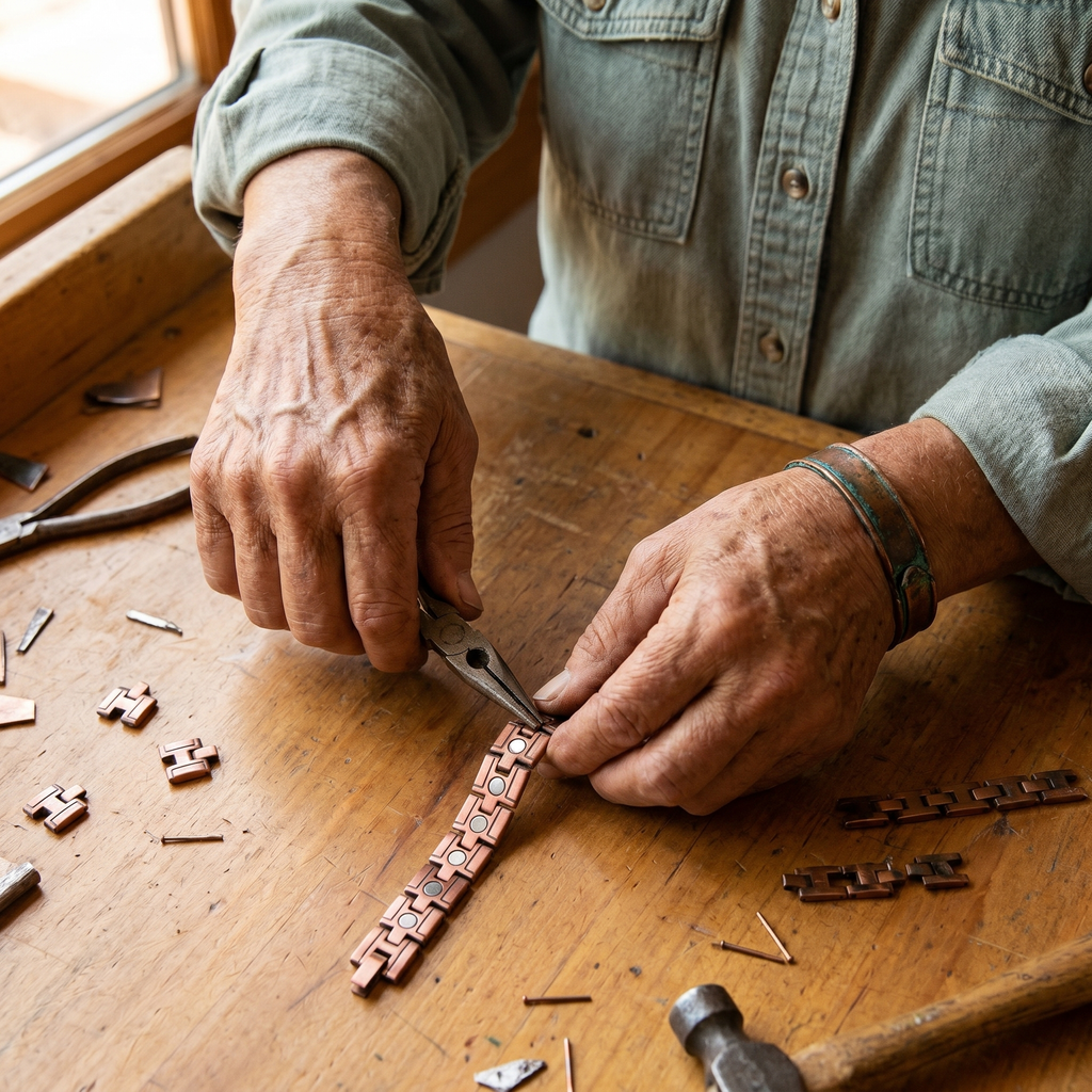 Bramble Men's Copper Bracelet