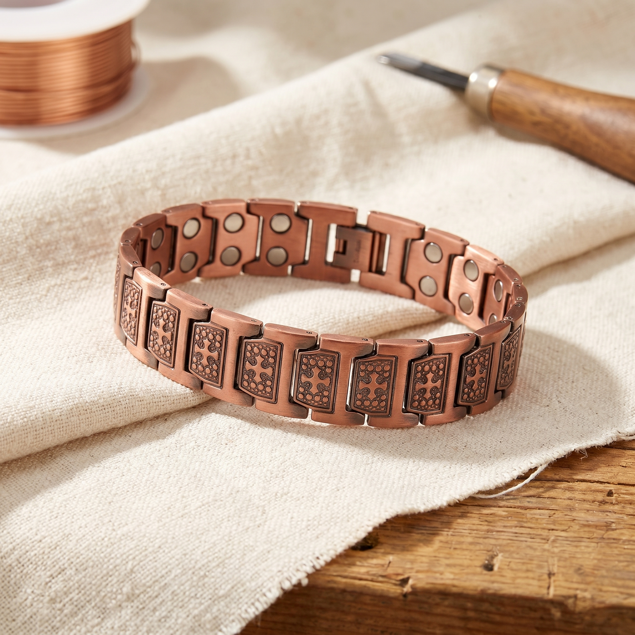 Squall Men's Copper Bracelet