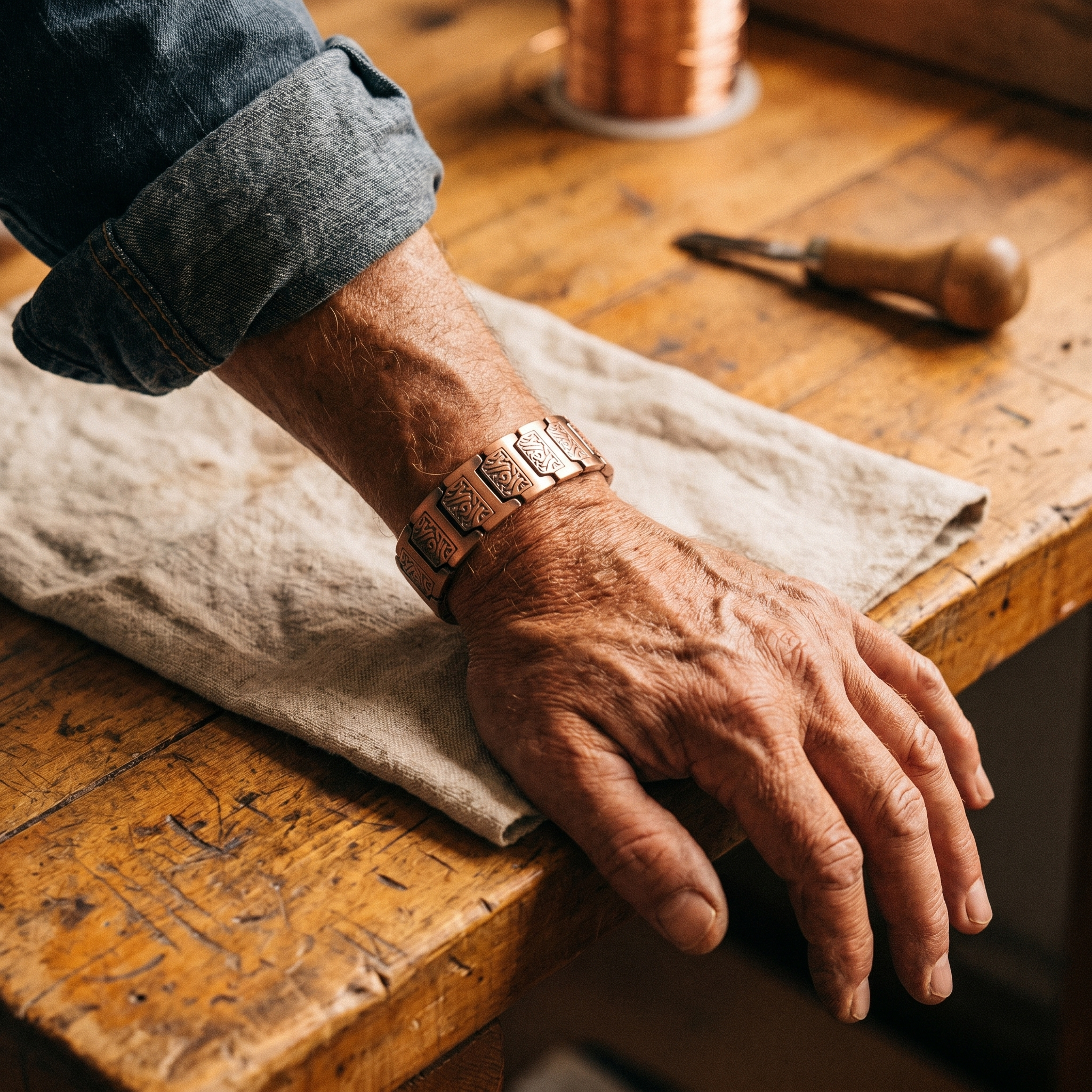 Vale Men's Copper Bracelet