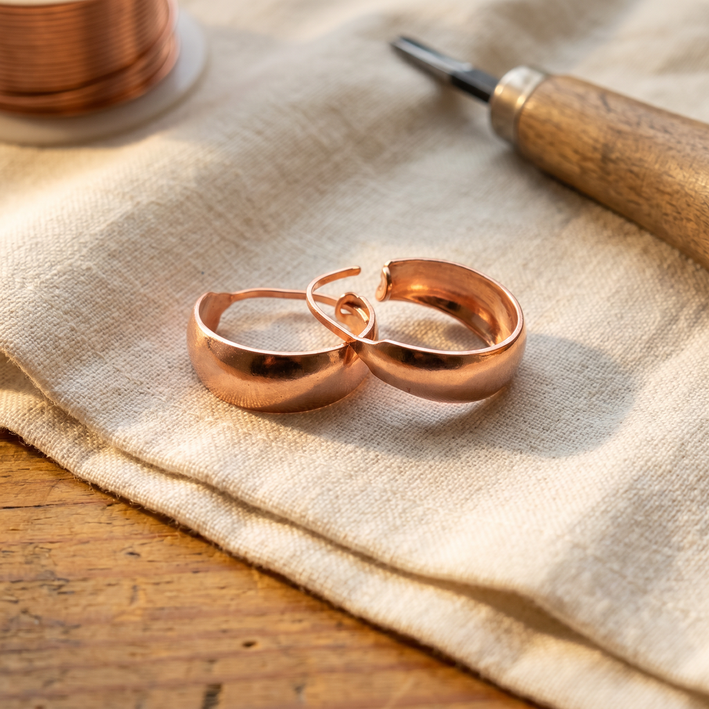 Dale Copper Earrings