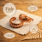 Combe Copper Earrings