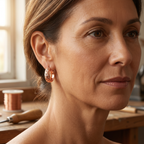 Frost Copper Earrings