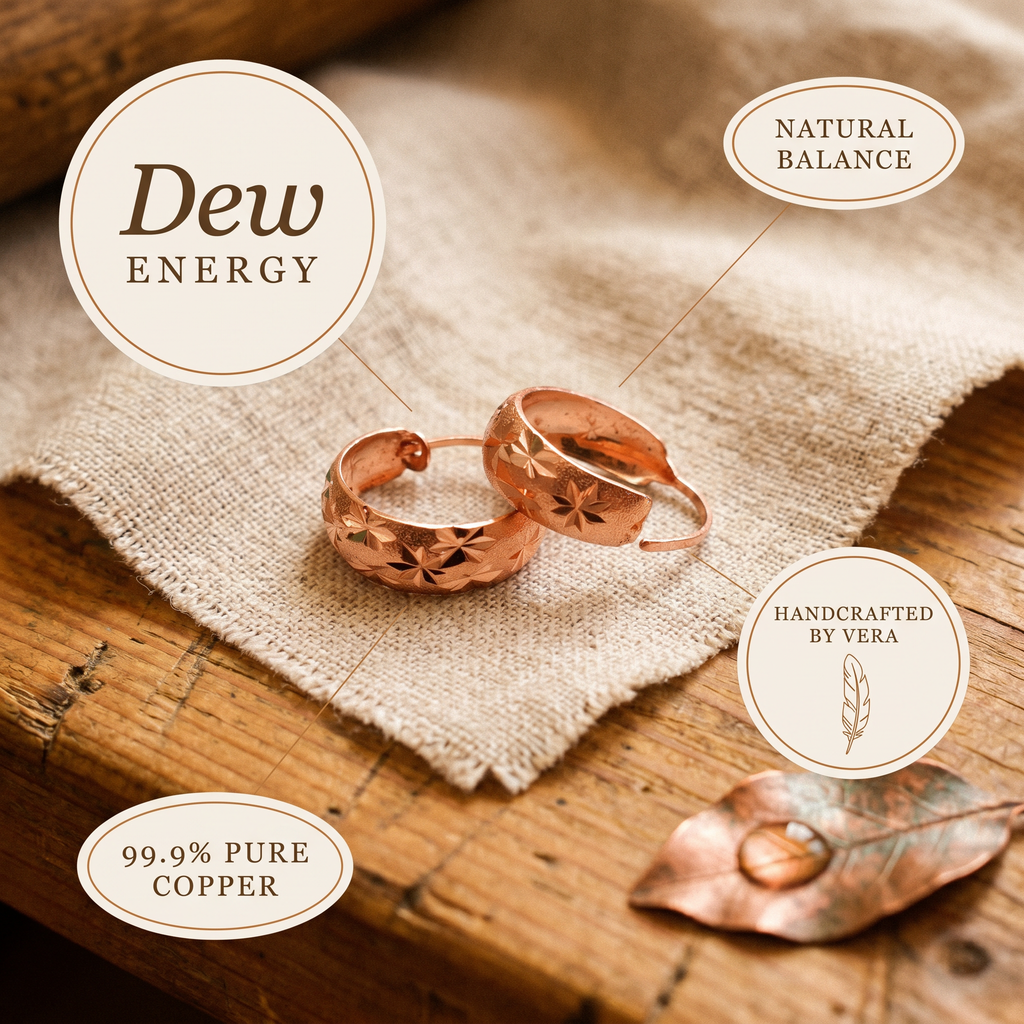 Frost Copper Earrings
