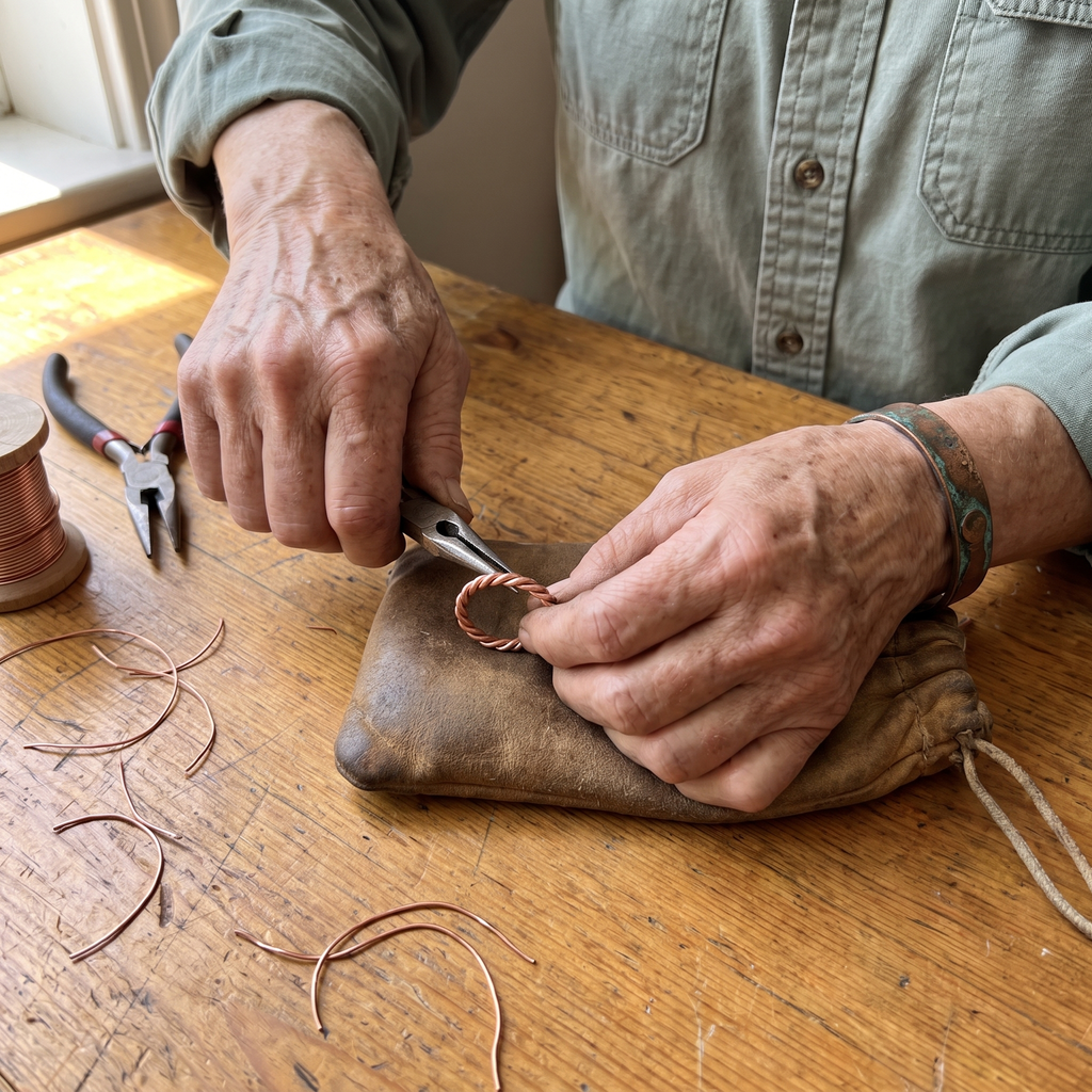 Copper Twine Ring