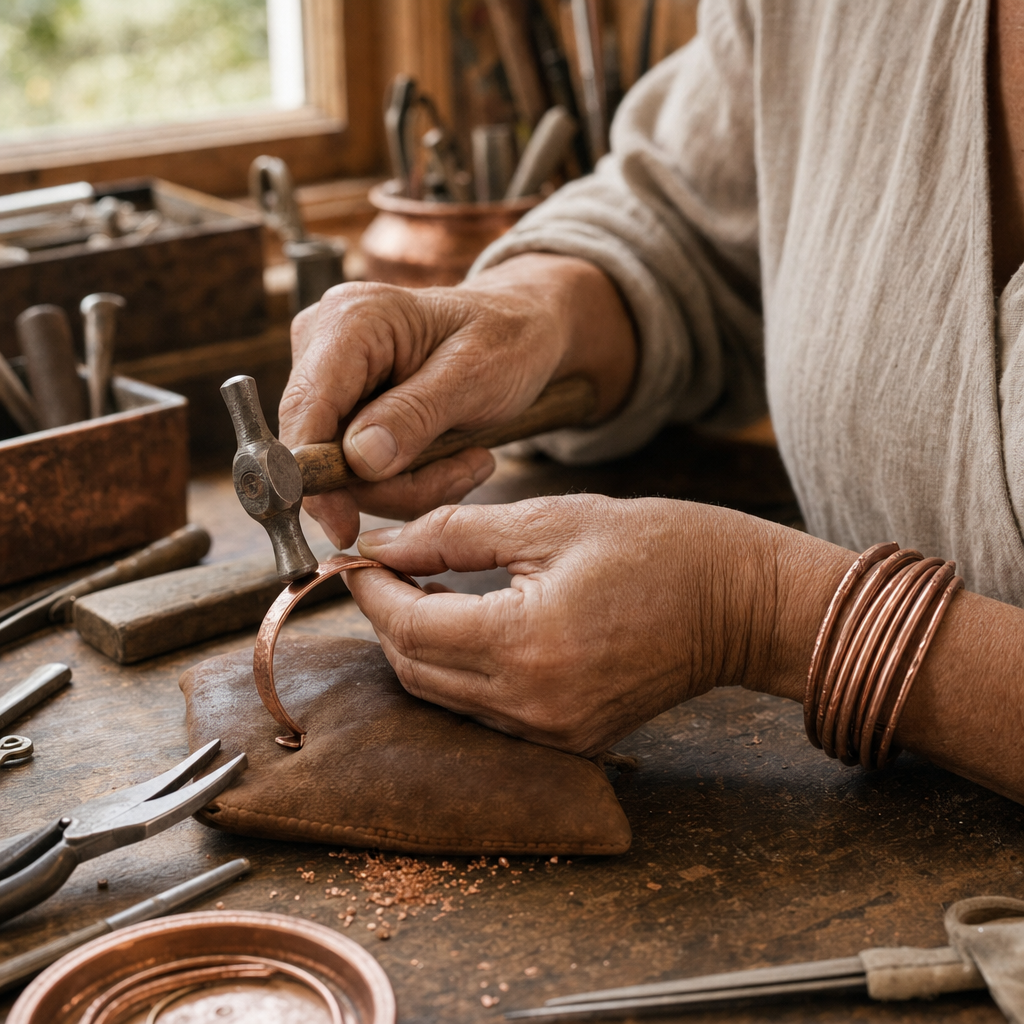 Husk Copper Bracelet