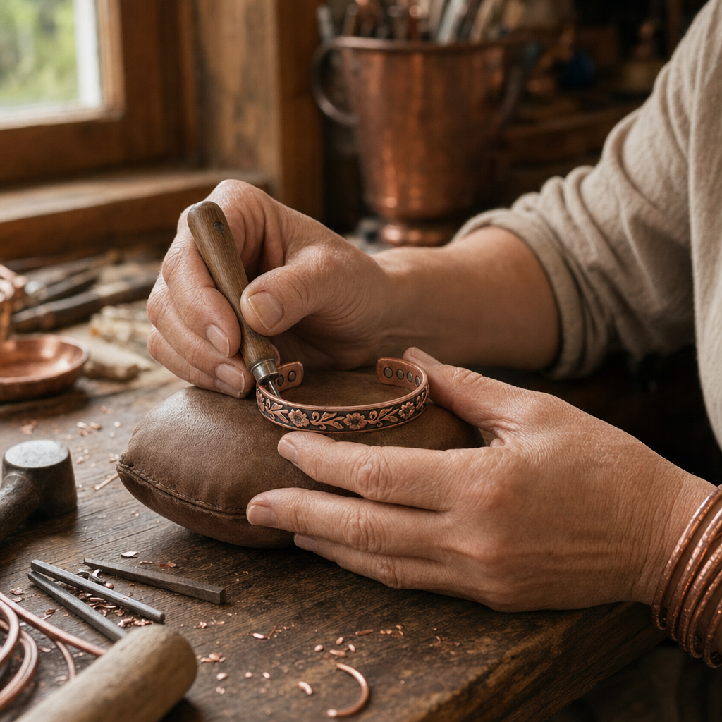 Ivy Copper Bracelet