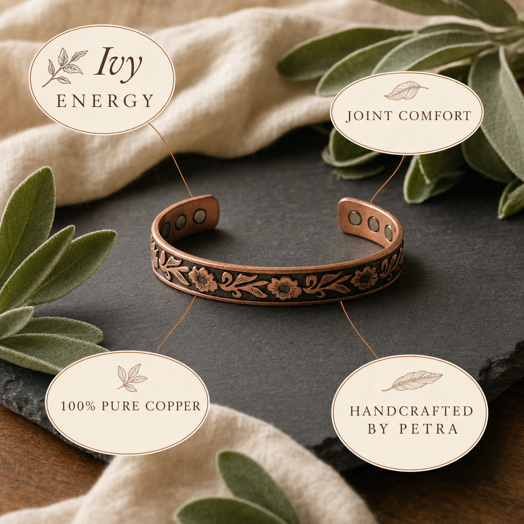 Ivy Copper Bracelet