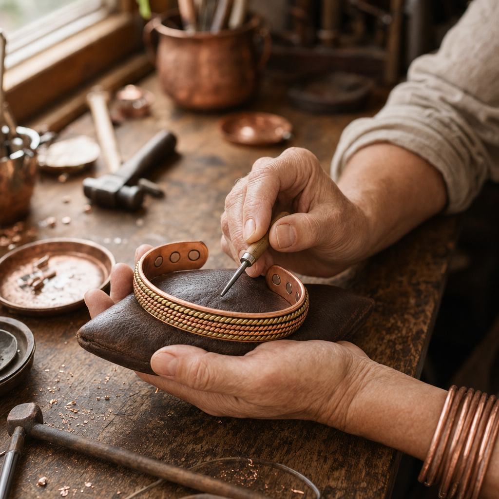 Kiln Copper Bracelet