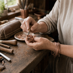 Knurl Copper Ring