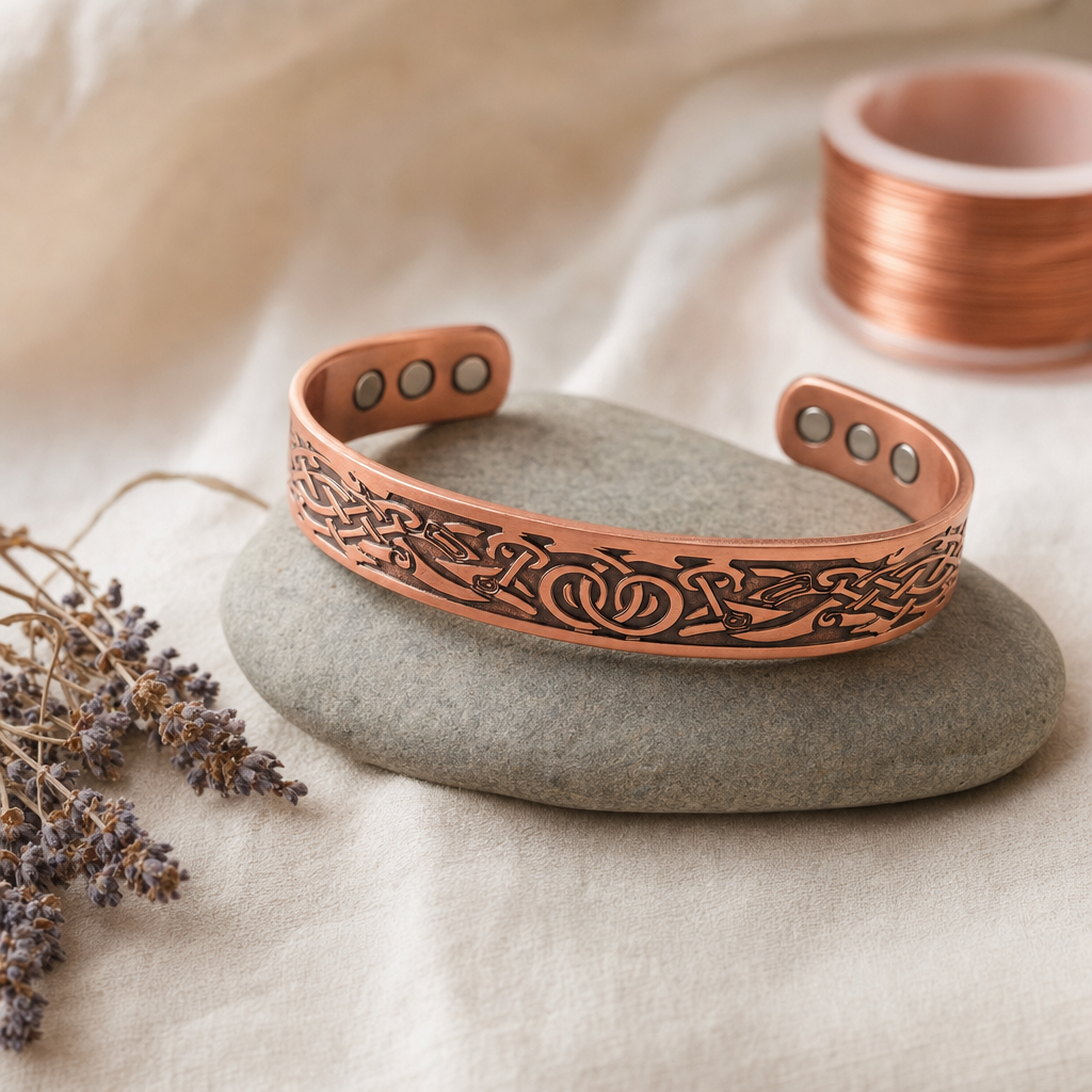 Lichen Copper Bracelet