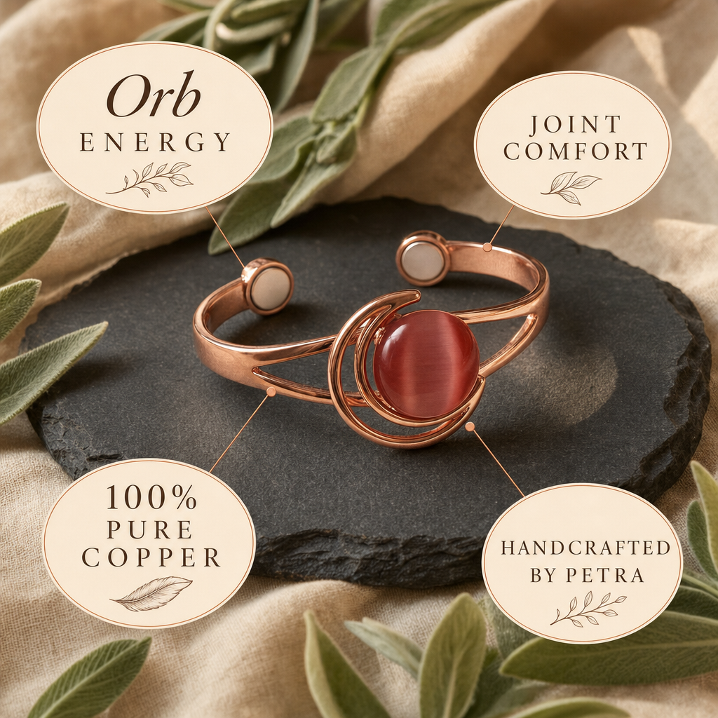 Orb Pink Copper Bracelet