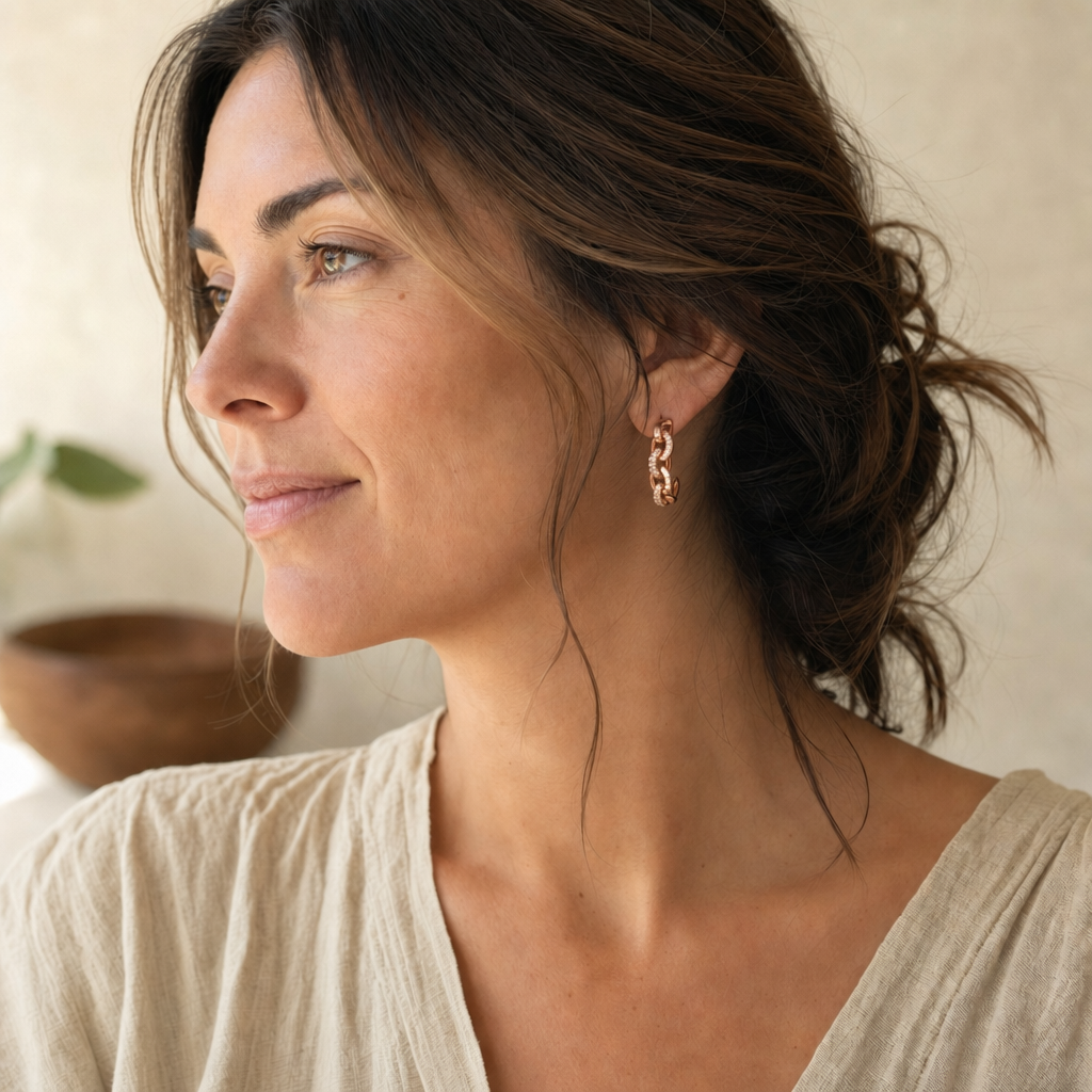 Peak Copper Earrings