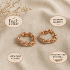 Peak Copper Earrings