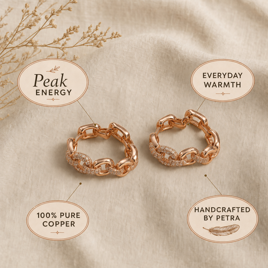 Peak Copper Earrings