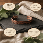 Peat Copper Bracelet