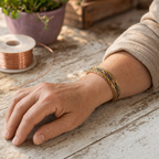 Plait Copper Bracelet