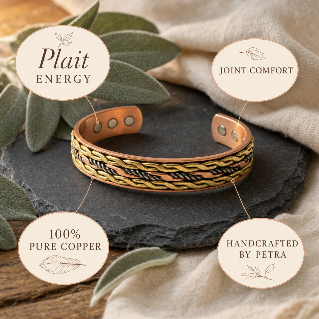 Plait Copper Bracelet
