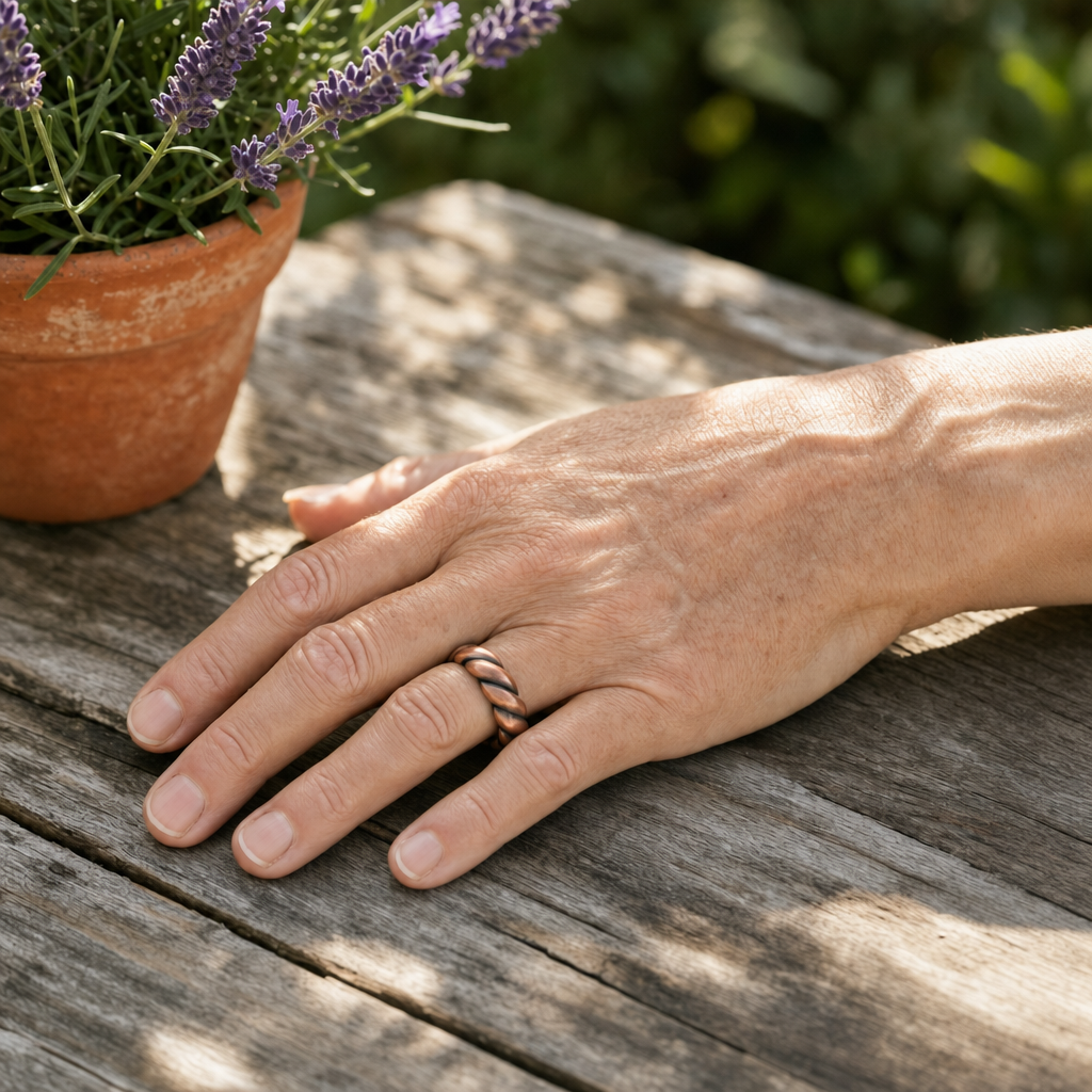 Prong Copper Ring