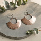 Ray Copper Earrings