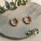 Robin Copper Hoop Earrings
