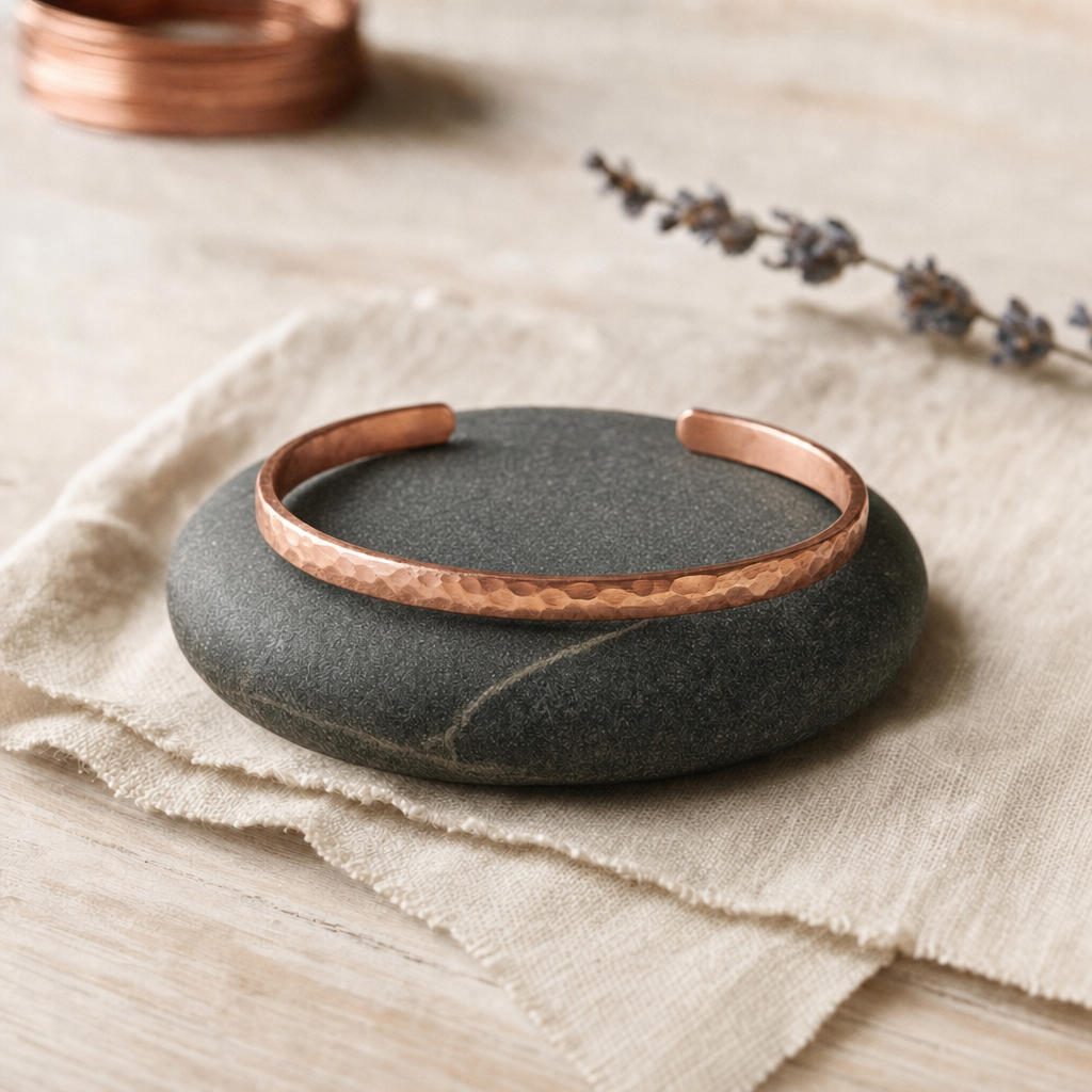 Shingle Copper Anklet