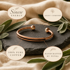 Sinew Copper Bracelet