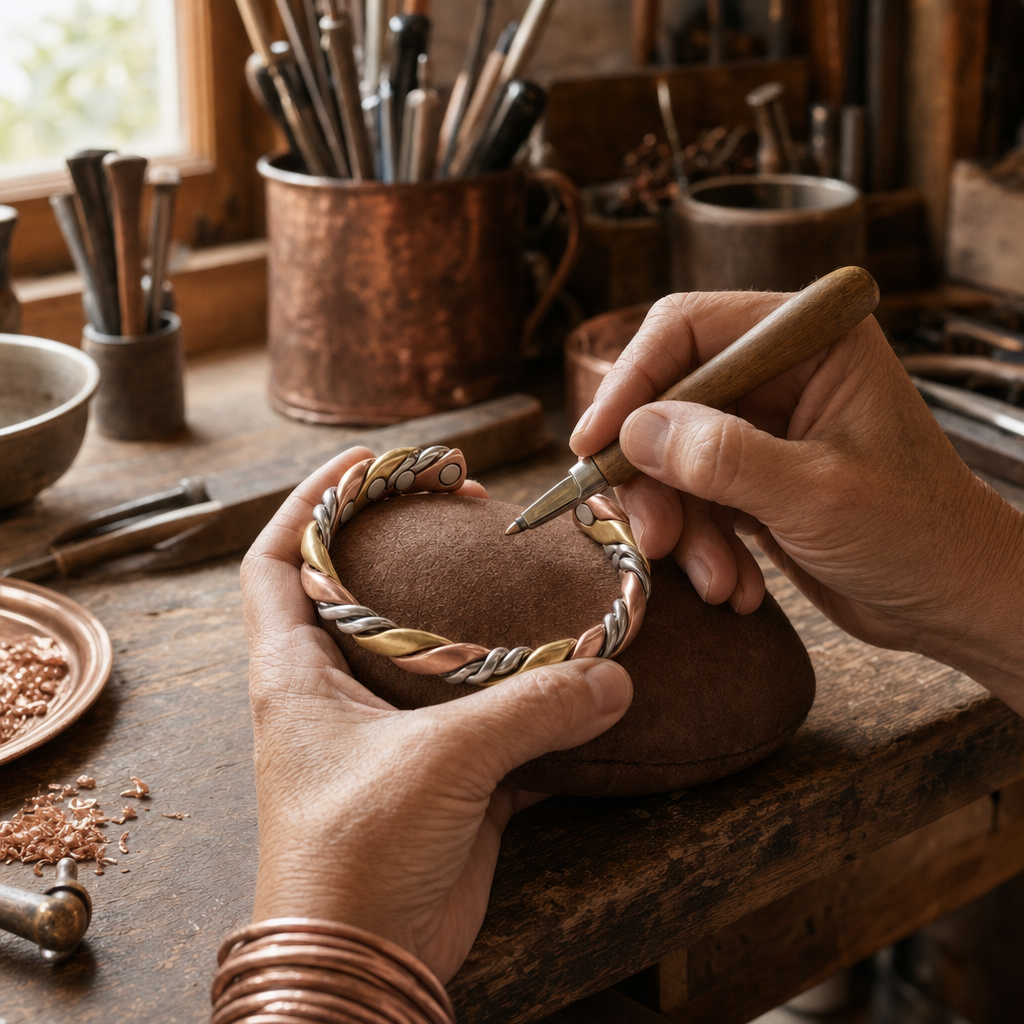 Slate Copper Bracelet