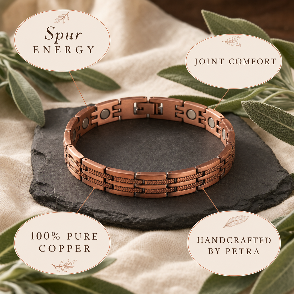 Spur Men's Copper Bracelet